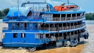 Navio Elizabeth IV &ndash; Um Gigante Azul Navegando na Amaz&ocirc;nia