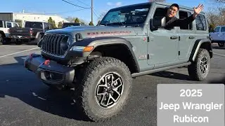 THE WAIT IS OVER! 2025 Jeep Wrangler Rubicon in anvil is HERE!