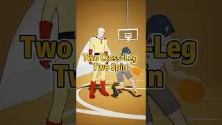 Two Corss-leg Dribble and Two Spin Move,So handsome move must to lean. #basketballtraining #3D