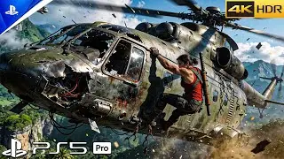 Mid-Air Combat Mission Went INSANE - UNCHARTED on (PS5 PRO) | Realistic ULTRA Graphics [4K 60FPS]