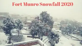 Fort Munro DG Khan Snowfall 2020