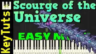 Scourge of the Universe [Terraria Calamity Mod] - Easy Mode [Piano Tutorial] (Synthesia)