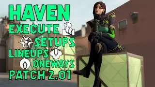 VALORANT: Viper Executes and Setups in HAVEN (Patch 2.01) [Timestamps]