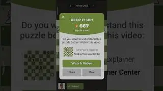 Day 667 Daily Chess Puzzle #chessgame #chessquiz #game #chessproblem #chesscom #chessfever #chessday