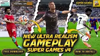 ✅ Ultra Realism Gameplay Mod ( Download & Install ) PES 2021 | Football Life 2025 | All Patches