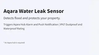 How to install Aqara Water Leak Sensor #aqara #dbgtech