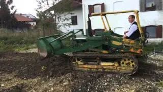 Raupe von Georg im Einsatz