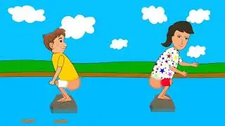 Potty Girl vs Potty Boy | Funny Cartoon