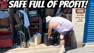 Huge Safe Found with Guns, gold And Cash | $3,333 Abandoned Storage 
