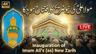🔴 New Zareeh & Gates Inaugurated | Live Ziyarat Ali ibn Abi Talib AS | Najaf Iraq