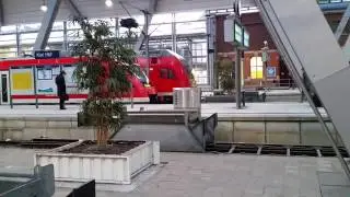 RE83 bei der Einfahrt + Ansagen aus Kiel Hbf | Kieler Zug