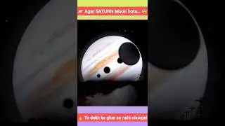 Moon ki jagah SATURN?! Earth ka kya hoga? 😱 #shorts #trueadifacts #viralvideo
