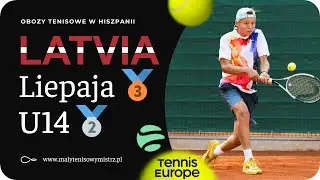 Janek na turnieju U14 Tennis Europe 2 na Łotwie 🇱🇻 Liepaja / Lipawa