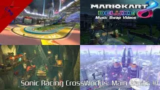 Mario Kart 8 Deluxe Music Swap Videos: SRCW Main Tracks #1