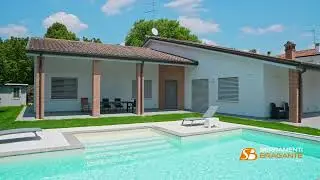 Casa moderna con frangisole motorizzati e scuri sottili!