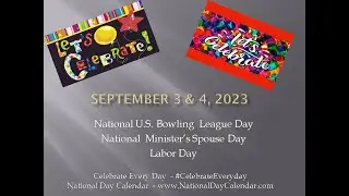 September 3 & 4, 2023 - Celebrate Everyday with Amazing Kay - Bowling League & Minister's Spouse Day
