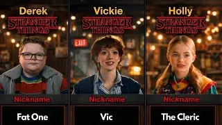Stranger things Characters Nickname | season 1 to 5  | like eleven and max