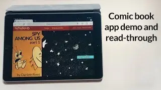 iPad comic book app demo and read-through