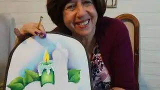 COMO PINTAR  VELAS, ESFERAS Y MANZANA (Parte1)