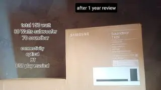 Samsung t42exl after 1 year review best soundbar under 8000 in Telugu
