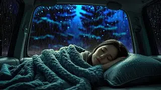Rain Sounds for Fast Sleep with Gentle Thunder and Deep Night Relaxation