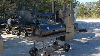 Коптильня для заднего двора с вертикальной топкой от Matt's BBQ Pits LLC
