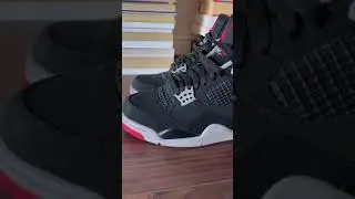 Jordan 4 Breds Nike on Back