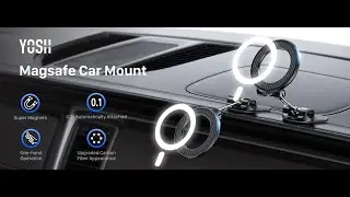YOSH 2024 Alloy Folding & Carbon Fiber Design MagSafe Car Mount #car