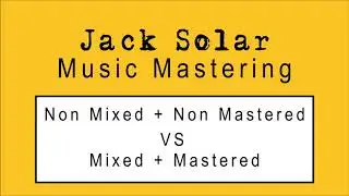 mixing and mastering before and after