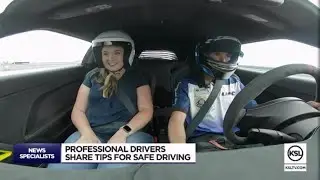Professional race car drivers share safe driving tips for Utah roads