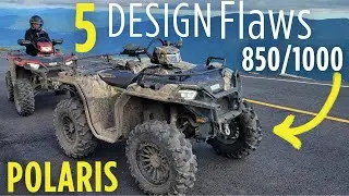 5 раздражающих и неудачных конструктивных решений квадроциклов POLARIS Sportsman 850 и 1000 XP | ...