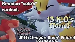 Tatsugiri watches Braixen AMASS 13 K.O's total. Pokemon Legends ZA Ranked