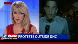 DNC Day 4: Protests Outside Dem Convention