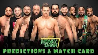 WWE Money In The Bank 2018 Predictions and Match Card #MITB 2018