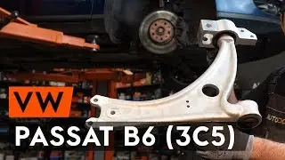 Wie VW PASSAT B6 (3C5) Querlenker vorderen / Achslenker vorderen wechseln [AUTODOC TUTORIAL]