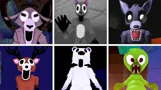 RAM vs ALIEN vs WOLF vs BEAR vs DEER vs CAT in 99 Nights in the Forest Roblox