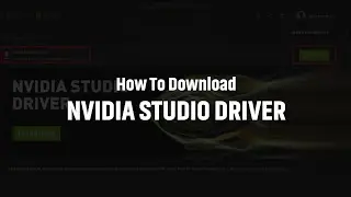How to install Nvidia Studio Driver in Acer Concept D | Ryans Computers