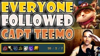 The WHOLE team listened to Captain Teemo! [Teemo vs Kled] S10 Commentary
