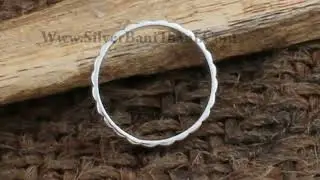 Silver Ring, Simple Design Band Ring, Sterling Silver Band Ring, Vintage Band Ring, Women's And G...