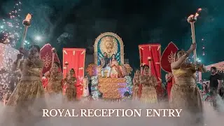 Royal Indian Wedding | Reception Entry | Aishwarya & Rishi | Creative Moves Events & Choreographies