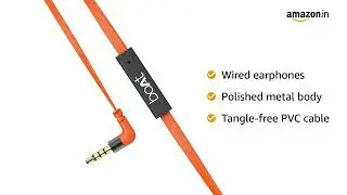 boAt BassHeads 225 Wired in Ear Earphone with Mic and Carry Case(Blue)