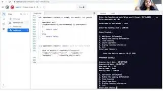Apartment leasing management system using C++ with MVC structure