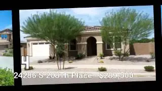 Five Pretty Houses w/Tandem Garages in the East Valley (AZ)