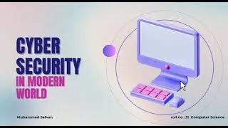 Cyber Security In Modern World|Technology |Muhammed Safvan