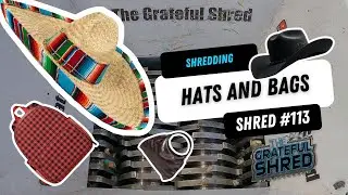 Oddly Satisfying Shredding | Hats, Bags, Belts