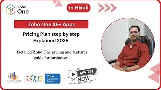 Zoho One 46+ Apps| Pricing Plan step by step Explained 2025