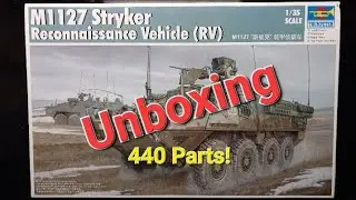 Trumpeter M1127 Stryker Military Vehicle Unboxing