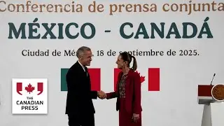 Canada, Mexico sign economic partnership pact