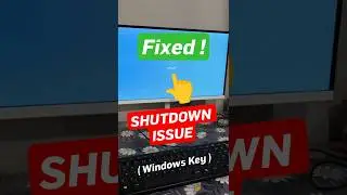 FIX This Problem 🪟 Windows Button is Shutting Down PC Solution ✅