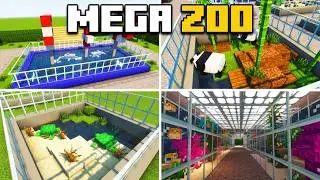 How to Build a MEGA ZOO in Minecraft!